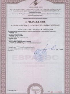 2015.03.25 Крымск - Приложение к сертификату, Профили поливинилхлоридные системы Rehau.